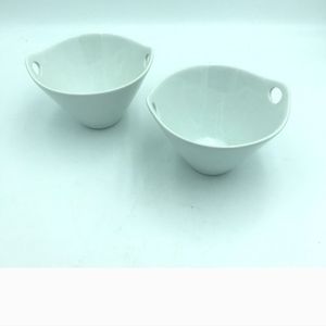 Crate & Barrel Noodle Bowls, Set of Two. Pho, Stir-fry, Ramen